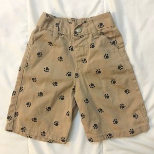 Khaki 4T Boys Shorts